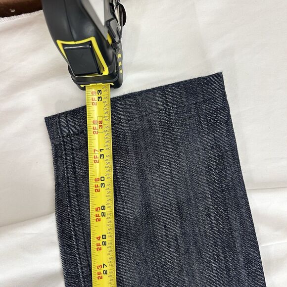 OLAY Womens Denim Jeans Size 3 Dark Blue Decorative Stretch Slim Low Wist - Picture 6 of 9